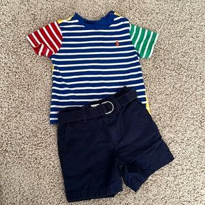 Ralph Lauren short and T-shirt set